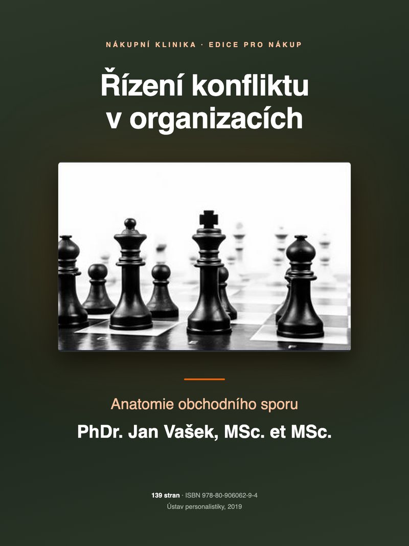 Obálka knihy Řízení konfliktu v organizacích od Jana Vaška